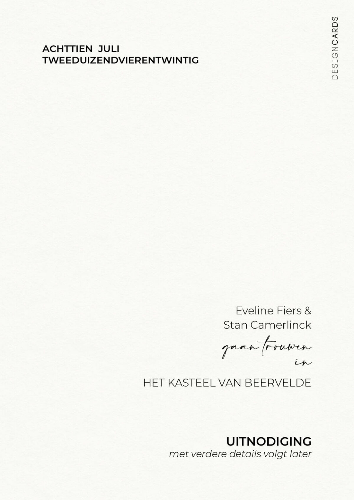 save the date marmer witte wit glad effen papier