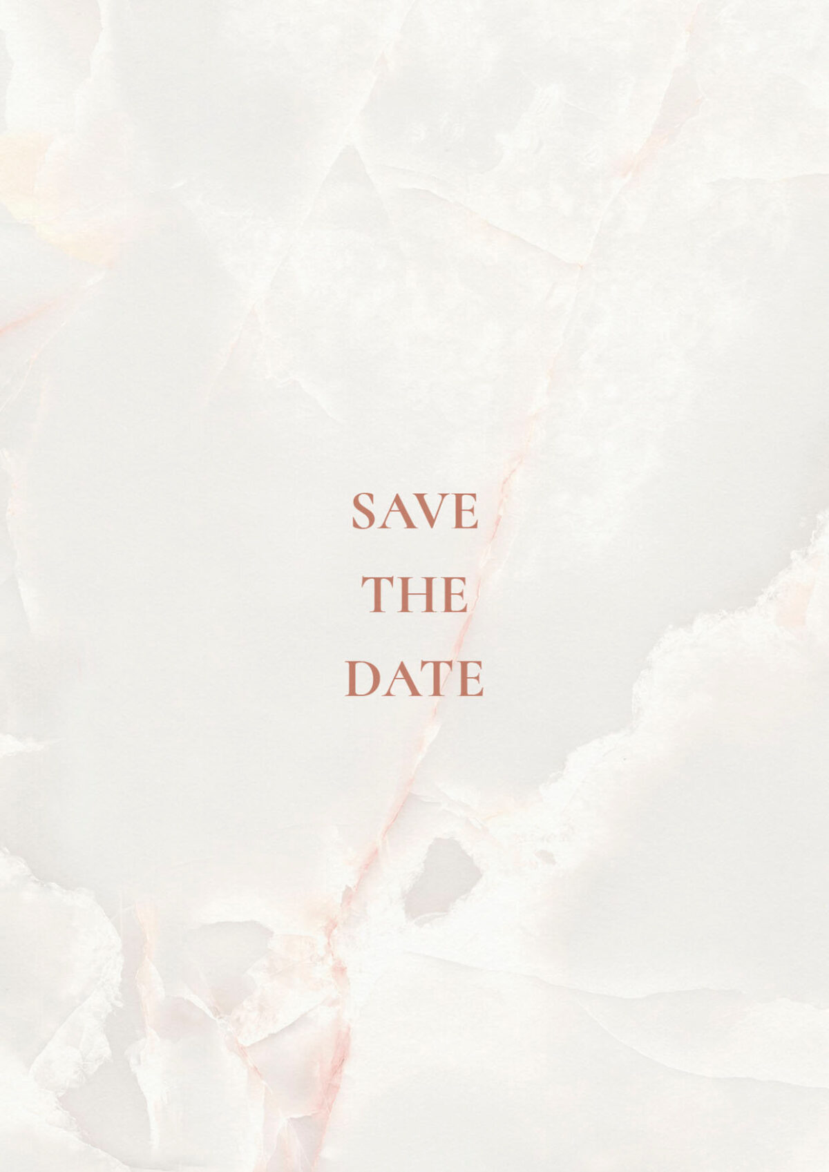 save the date marmer onyx glad effen papier