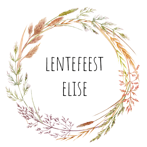 Communie Lentefeest Sticker Rond Bloemenkrans