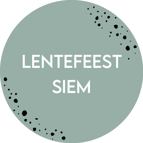 Communie Lentefeest Sticker Rond Spots