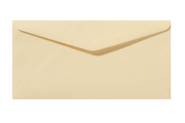 Envelop Beige Chamois Puntklep 22 x 11 cm