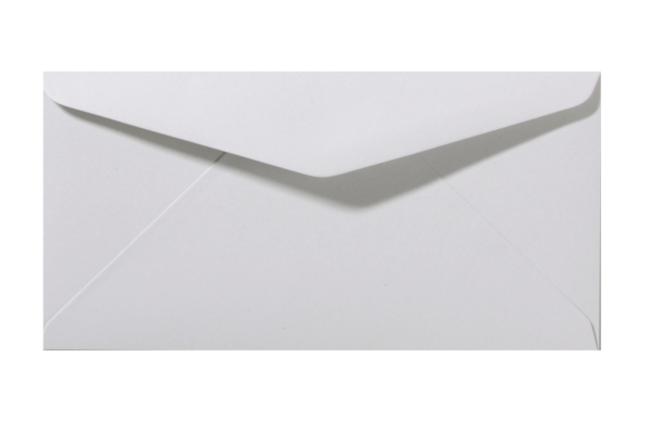 Envelop Dolfijngrijs Grijs Puntklep 22 x 11 cm