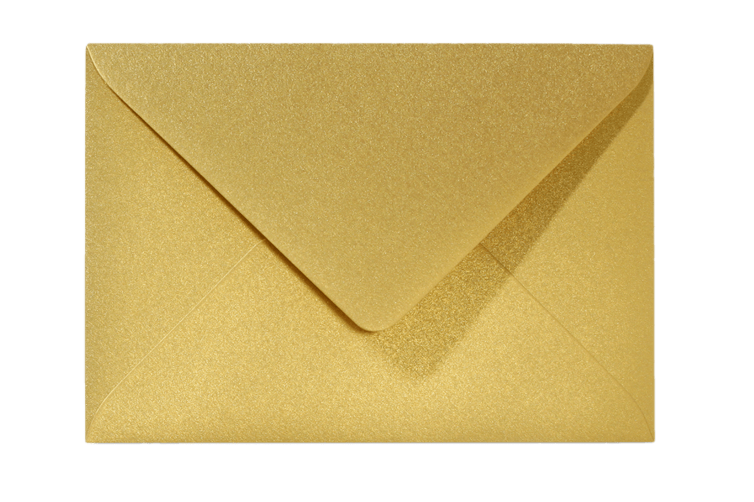 Metallic Gouden Envelop met Puntklep | — Designcards