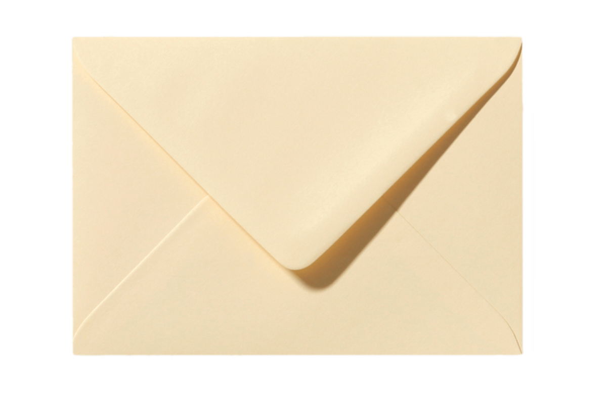 Envelop Beige Chamois Puntklep 18 x 12 cm C6