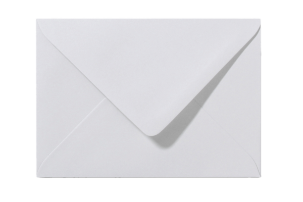 Envelop Dolfijngrijs Grijs Puntklep 18 x 12 cm C6