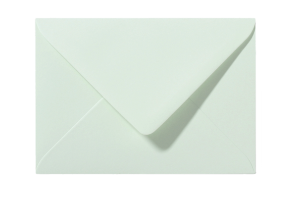 Envelop Lichtgroen Puntklep 18 x 12 cm C6